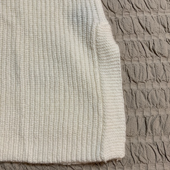 Lauren Ralph Lauren Women Sleeveless Knit Mock Neck Sweater Ivory 1X Lagenlook - Picture 6 of 14